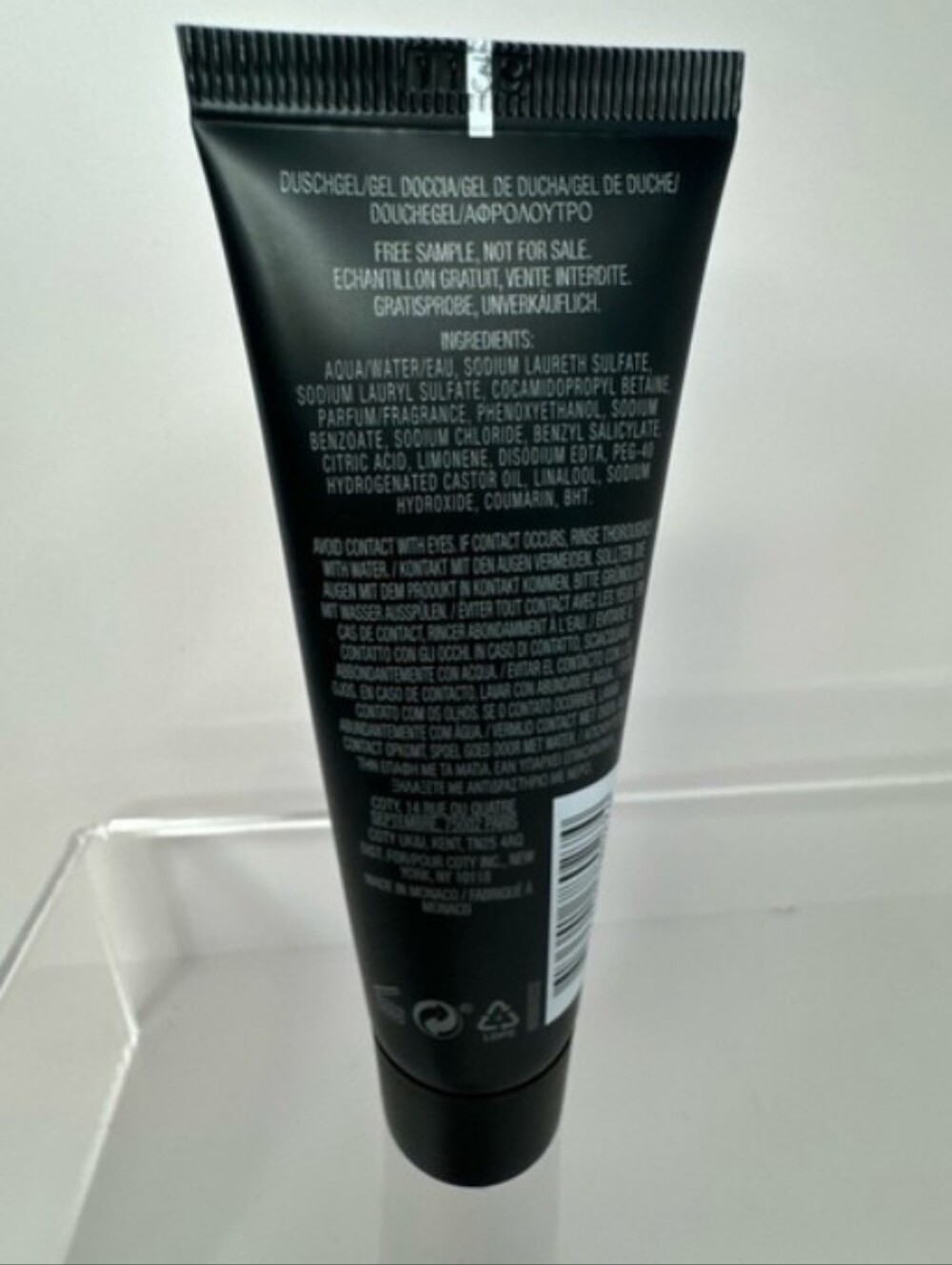 Bottega Veneta Illusione Bois Nu For Him Black Shower Gel Tube - Picture 3 of 4
